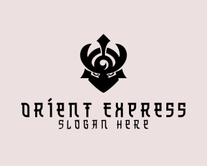 Orient - Samurai Warrior Helmet logo design