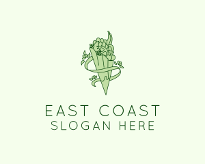 Organic Produce Grocery logo design