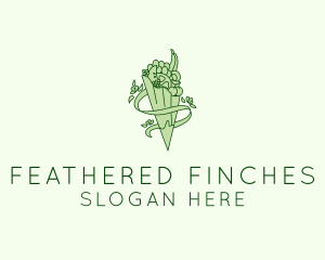 Organic Produce Grocery logo design