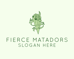 Organic Produce Grocery logo design