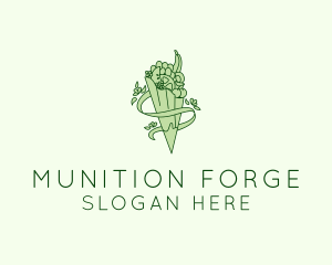 Organic Produce Grocery logo design