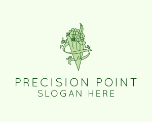 Organic Produce Grocery logo design