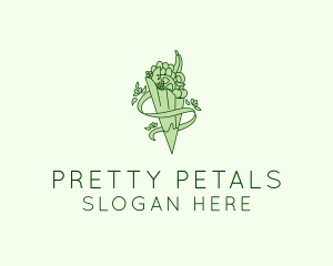 Organic Produce Grocery logo design