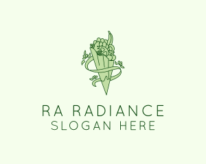 Organic Produce Grocery logo design