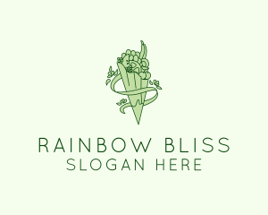 Organic Produce Grocery logo design