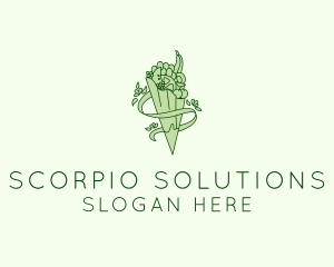 Organic Produce Grocery logo design