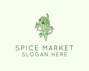 Organic Produce Grocery logo design