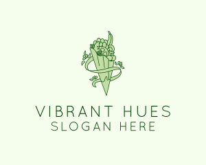 Organic Produce Grocery logo design