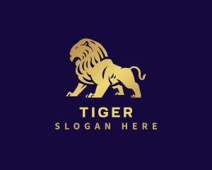 Gaming - Luxury Wild Lion logo design