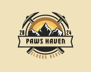 Outdoor Mountaineering Adventure Logo