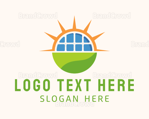 Renewable Solar Sunlight Logo