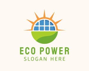 Renewable Energy - Renewable Solar Sunlight logo design