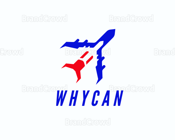 Aviation Airplane Flight Logo