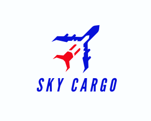 Aviation Airplane Flight logo design