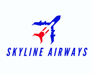 Airliner - Aviation Airplane Flight logo design