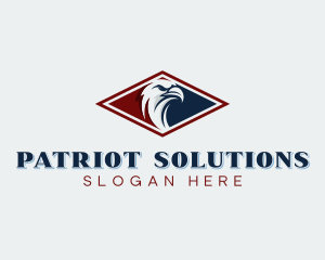 American Patriotic Eagle logo design