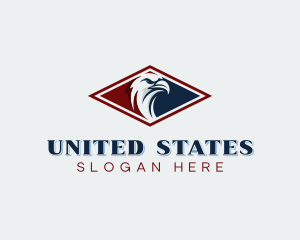 American Patriotic Eagle logo design