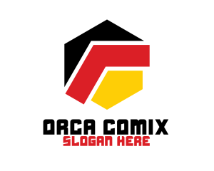 Modern Germany Hexagon Logo