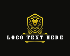 Badge - Shield Lion Crest logo design