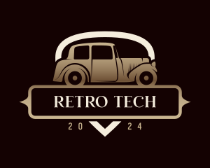 Retro Car Maintenance logo design