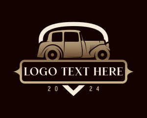 Restoration - Retro Car Maintenance logo design