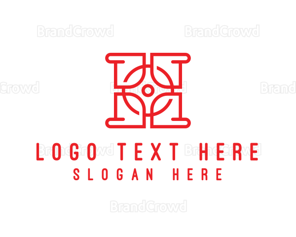 Floor Tiling Letter HO Logo