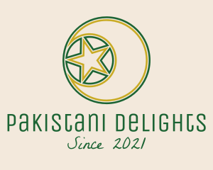 Pakistan - Arabic Moon Star logo design