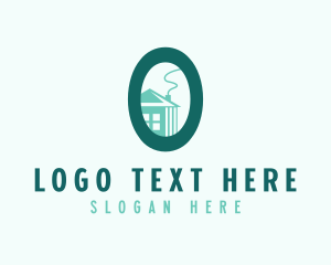 Subdividion - House Property Letter O logo design