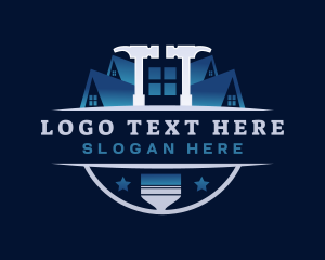 Tool - Roof Builder Hammer logo design
