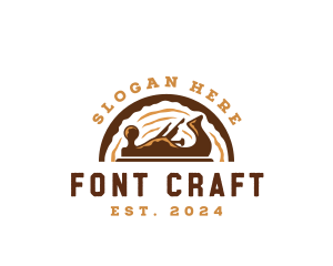 Lumber Craft Planer logo design