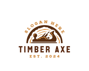 Lumber Craft Planer logo design