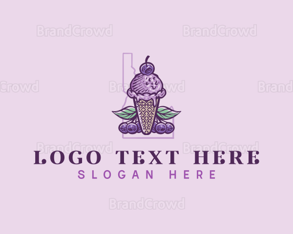 Ice Cream Idaho Logo