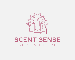 Handmade Scented Candle logo design