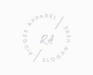 Minimalist Round Boutique logo design