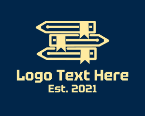 Tutor - Pencil Library Network logo design