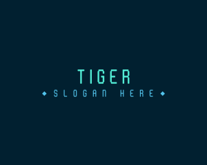 Pixel - Pixelated Tech Wordmark logo design