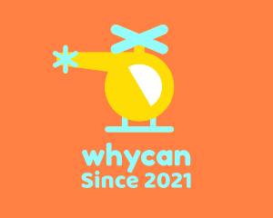 Daycare Center - Cute Toy Helicopter logo design