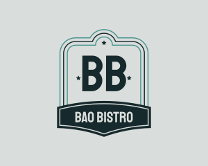 Bar Pub Bistro Badge logo design