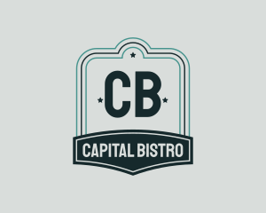 Bar Pub Bistro Badge logo design