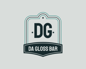 Bar Pub Bistro Badge logo design