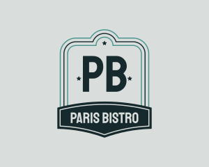 Bar Pub Bistro Badge logo design