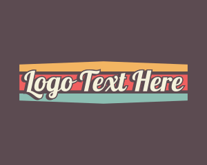 Publishing - Retro Script Workshop logo design