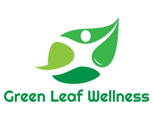 Leaf Human Wellness logo design