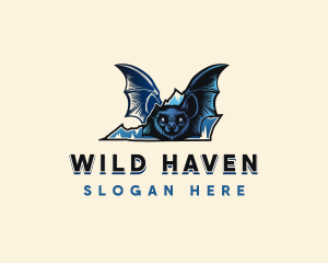 Virginia Wild Bat logo design