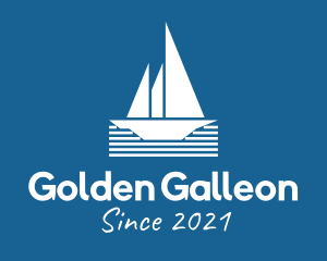 Galleon - Ocean Sail Ship logo design