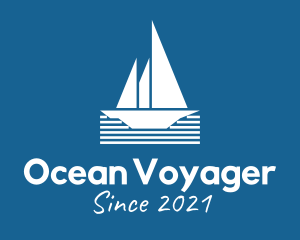 Ocean Sail Ship logo design