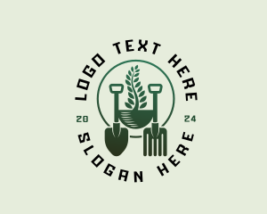 Dig - Landscaping Garden Agriculture logo design