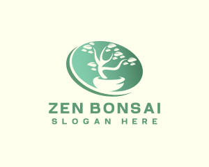 Bonsai - Wellness Bonsai Tree logo design