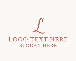 Handwriting - Chic Elegant Fashion logo design