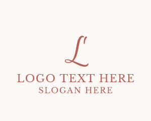 Event Stylist - Chic Elegant Fashion logo design